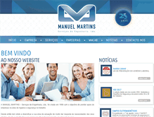 Tablet Screenshot of manuel-martins.pt